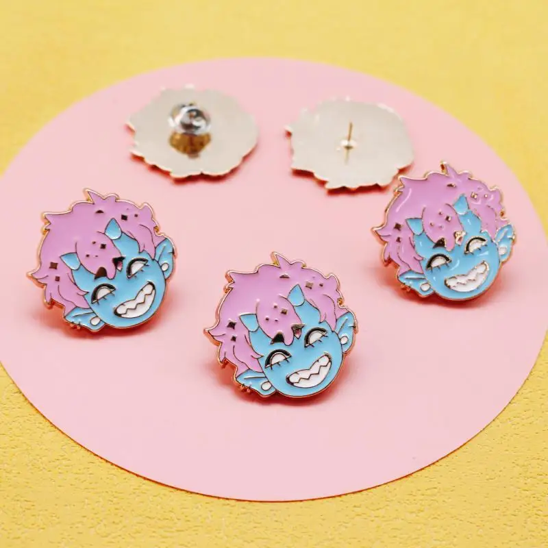 custom printed metal pins custom DIY logo Screen Promotional Gifts Pins Metal 3D enamel brooch nickel metal badge