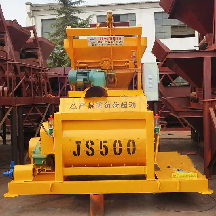 Concrete Double Horizontal Mixer Electric Motor Mp250 Mp500 500L Vertical Shaft Planetary Concrete Mixer For Sale