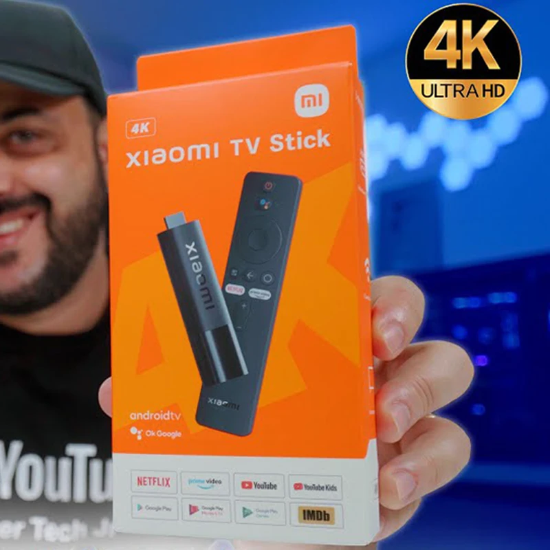 Xiaomi Mi Tv Stick 4k Android Tv Box Stick 4k Xiaomi Tv Stick с Google Assistant
