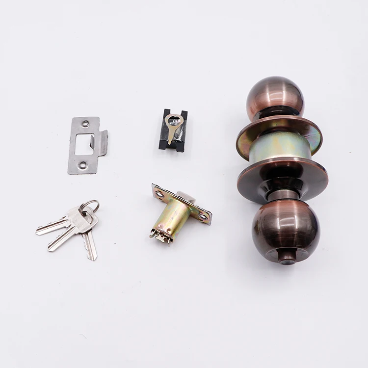 Lockset Knob Ball Stainless Steel Door Knobs for Interior Doors