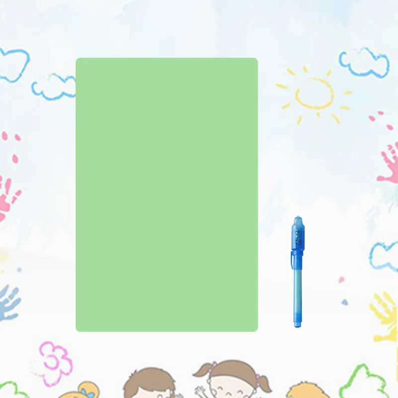 Fluorescent drawing board A4 size glow in the dark toys drawing tools for kids