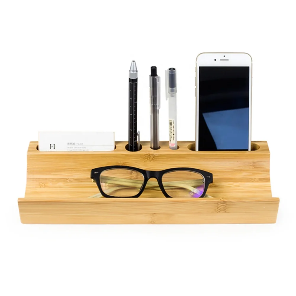 
Dongguan Fast Delivery Eco-Friendly Desk Organizer Bamboo Wood 