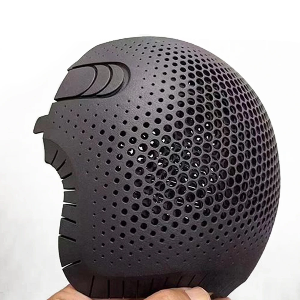 Высокопрочная высокоточная технология SLS MJF черная нейлоновая 3D печать