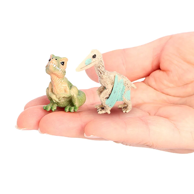Wholesale Solid PVC Simulation Statue Model Animal Figures Mini Dinosaurs Toys Figures Animal Figurines
