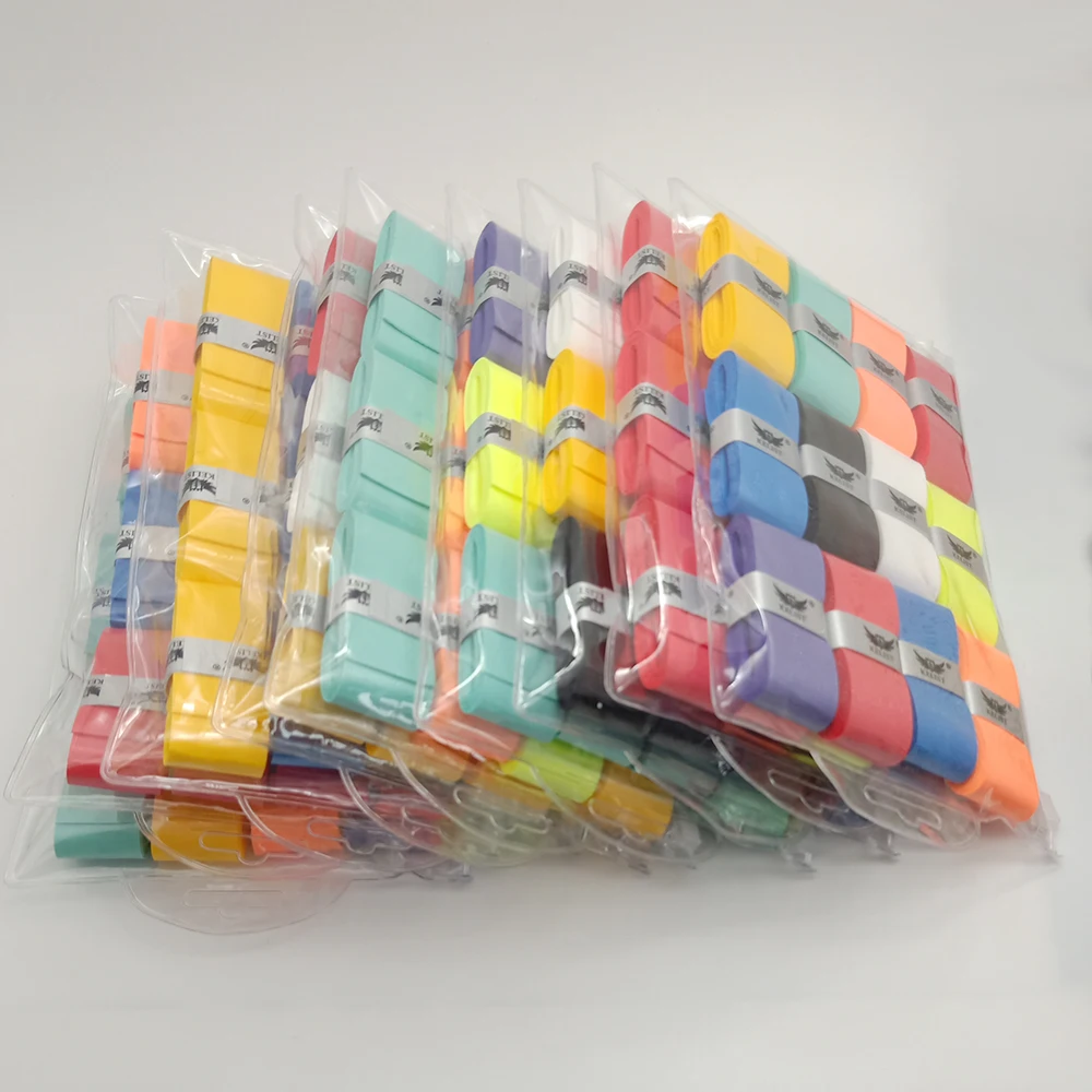 Настраиваемый Логотип, любой цвет, липкая противоскользящая Теннисная ракетка с перфорированным захватом