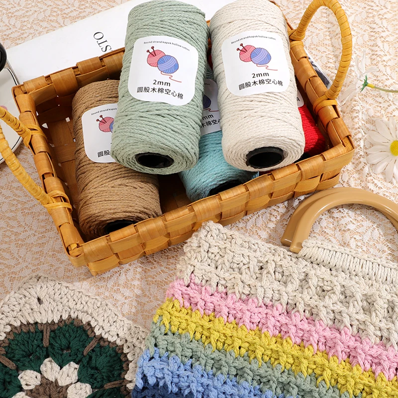 Dimuni 2mm 150g hand knitting yarn hollow yarn