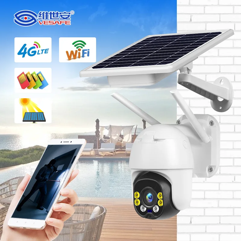 VESAFE Solar camera Low powered 4g or wifi survilance security