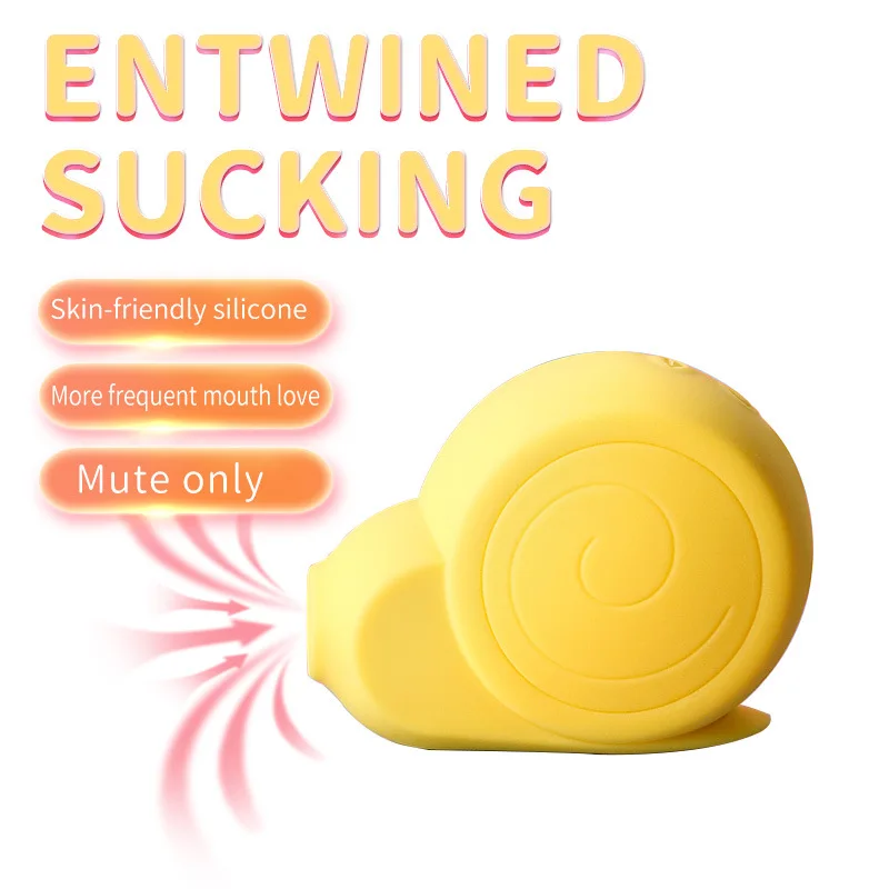 Snail Sex Toys Nipple Sucker Licking Love Egg Male Female Shared Masturbator USB Vibration Jumping Egg