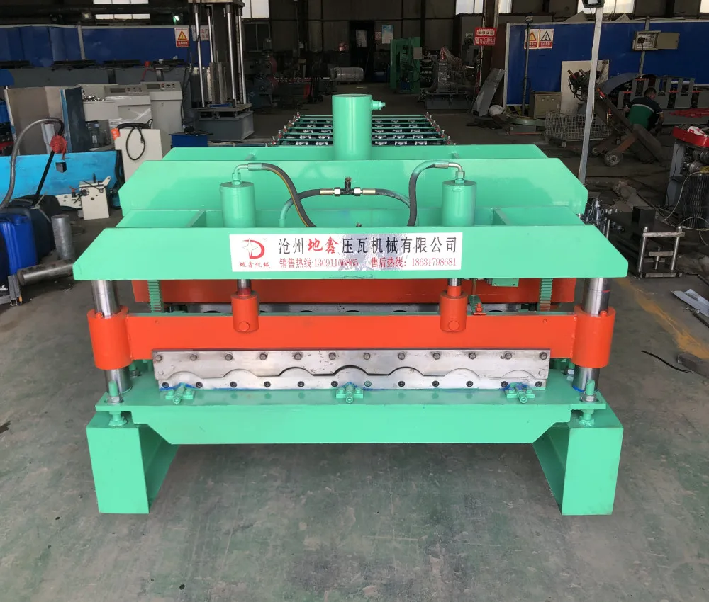 Peru Popular Tr4 Tr6 Trapezoidal Metal Roof Sheet Roll Forming Machine Ibr Iron Roofing Sheet Tile Making Machine DX