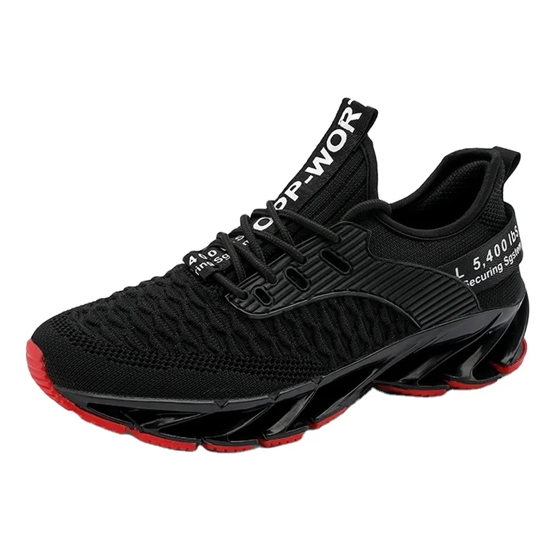 Прямая поставка, мужские модные кроссовки, повседневная мужская обувь, мужские дышащие кроссовки с цветной строчкой, Мужская обувь для бега