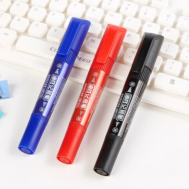 OEM Felt Dual Tip Pens Non Toxic Point Nib Whiteboard Dry Erase Marker Pen Suitable For Promotion And School