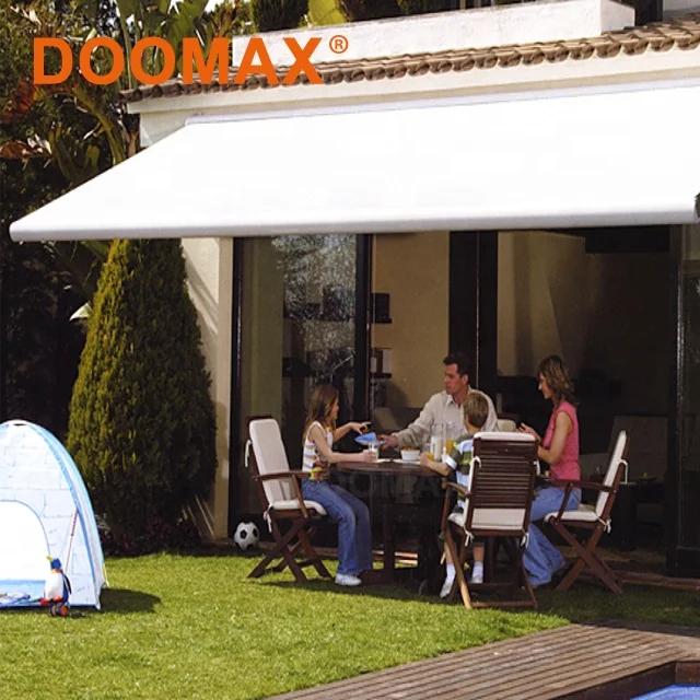 Rain Cover Horizontal Retractable Fabric Awning
