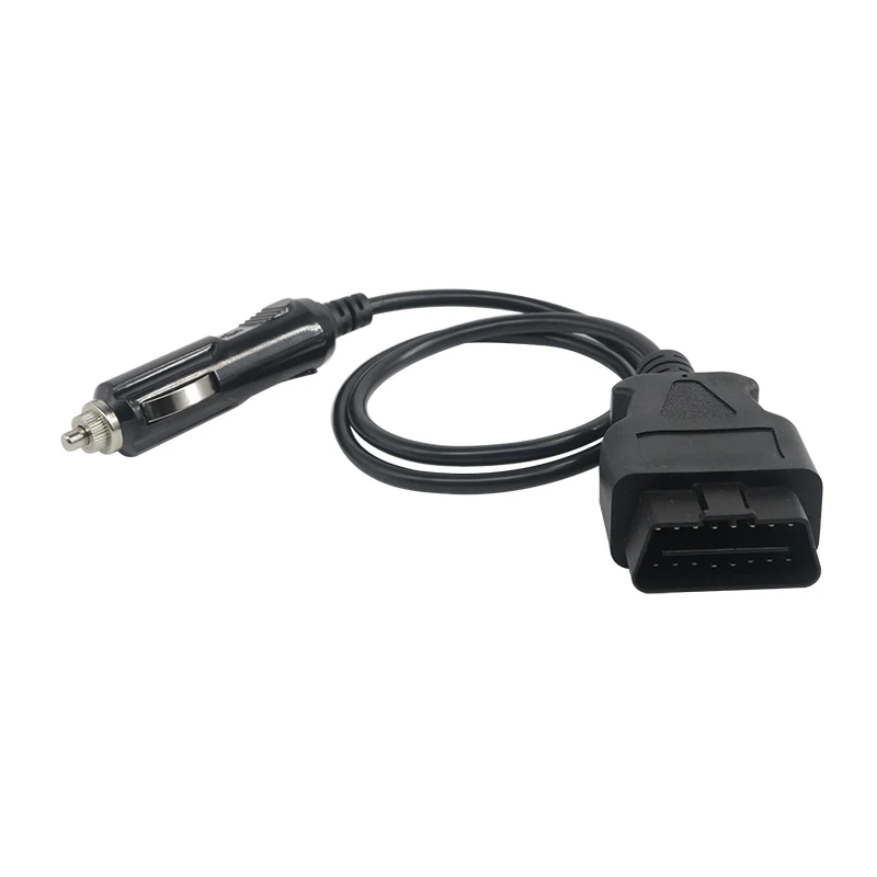 Кабель-удлинитель OBD II 16-контактный гнездовой адаптер OBD2 для прикуривателя