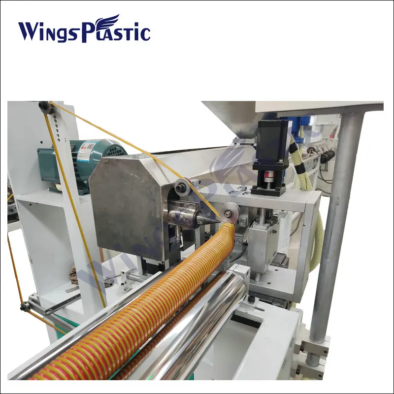 Plastic Eva Vacuum Cleaner Hose Machine/EVA Swimming Pool Spiral Hose Production Line/Vacuum Cleaner Hose Extrusion Equipment