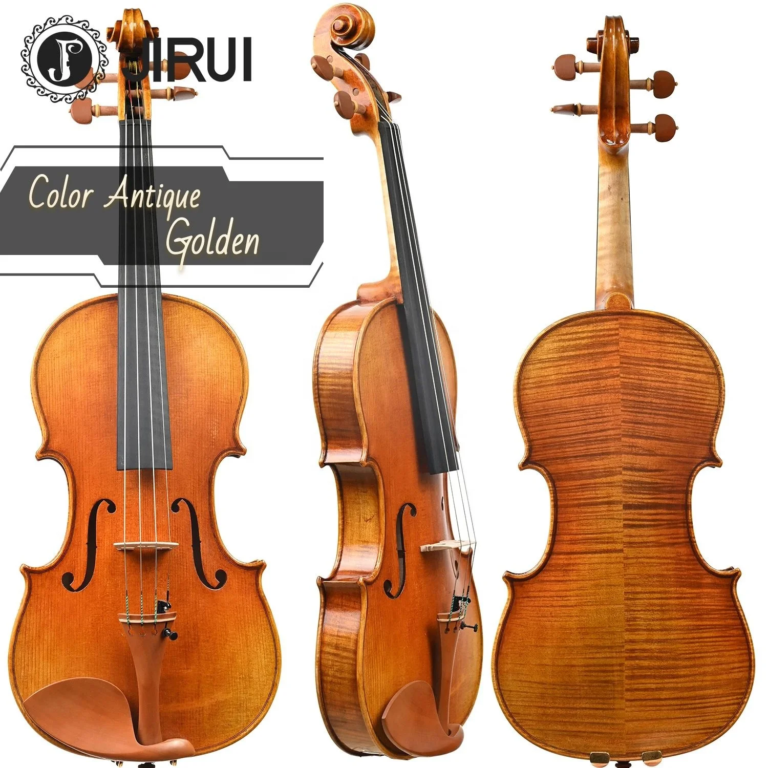 Handmade Professional 4/4 Violin Top Selling Advanced Flamed Maple with Spruce Face Nice Violin for Performance Intermediate B