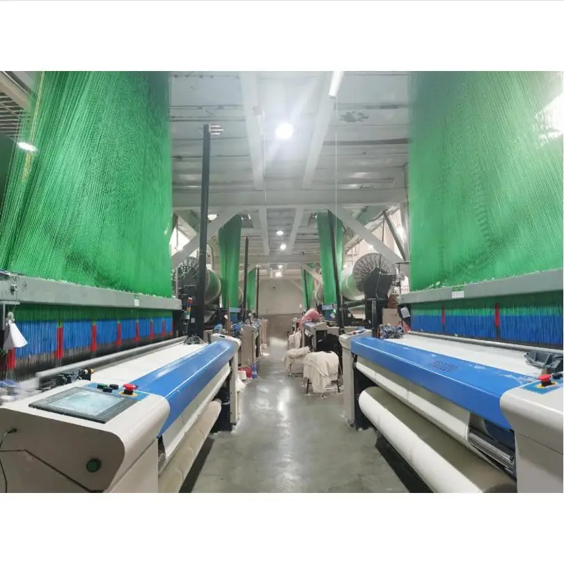 terry towel weaving machine air jet loom with electric jacquard 6 nozzle color