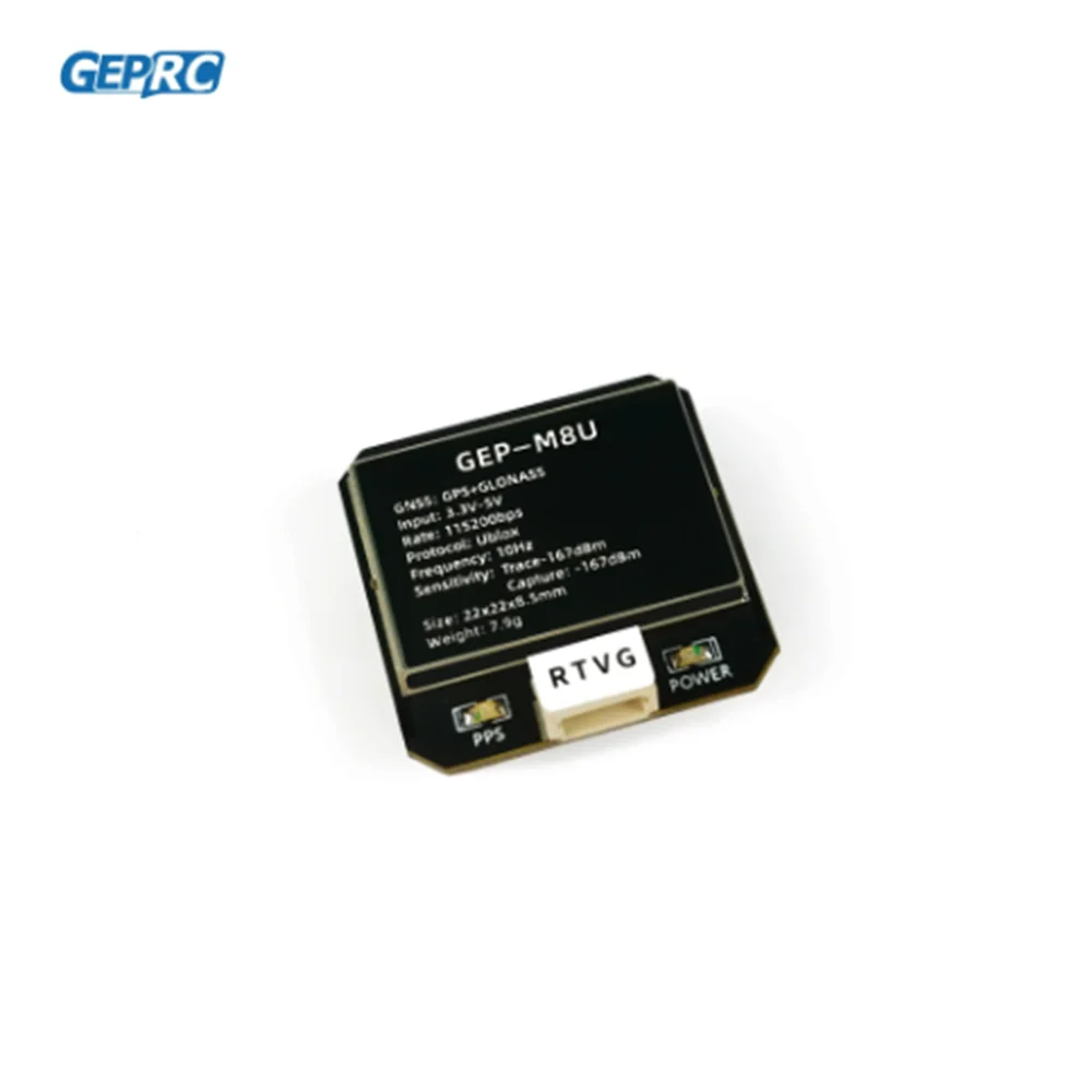2023 News GEPRC GEP-M8U GPS Module Integrate BDS GLONASS Module SH1.0-4Pin and Farad Capacitor for FPV Drone