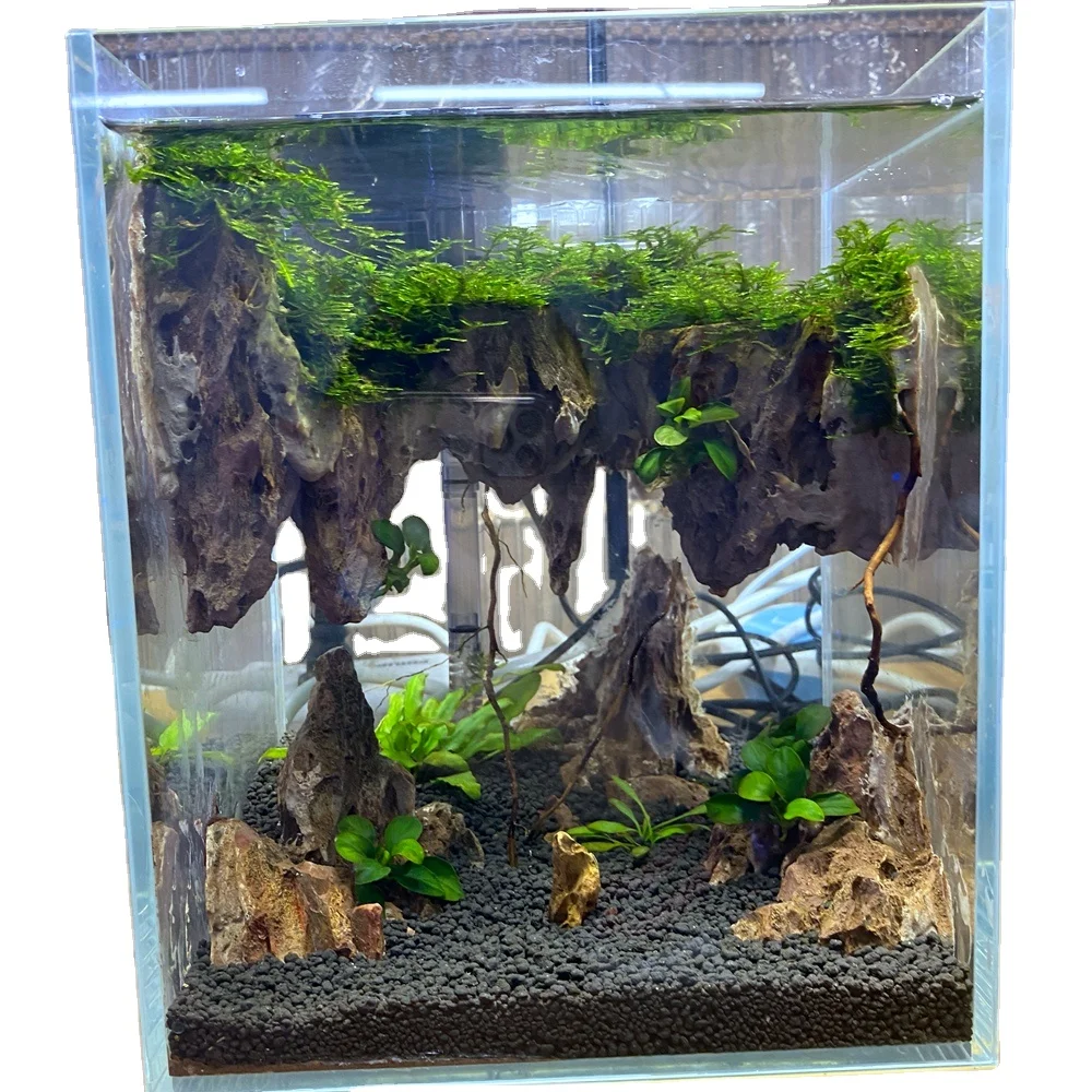 Аквариумный пейзаж природный камень