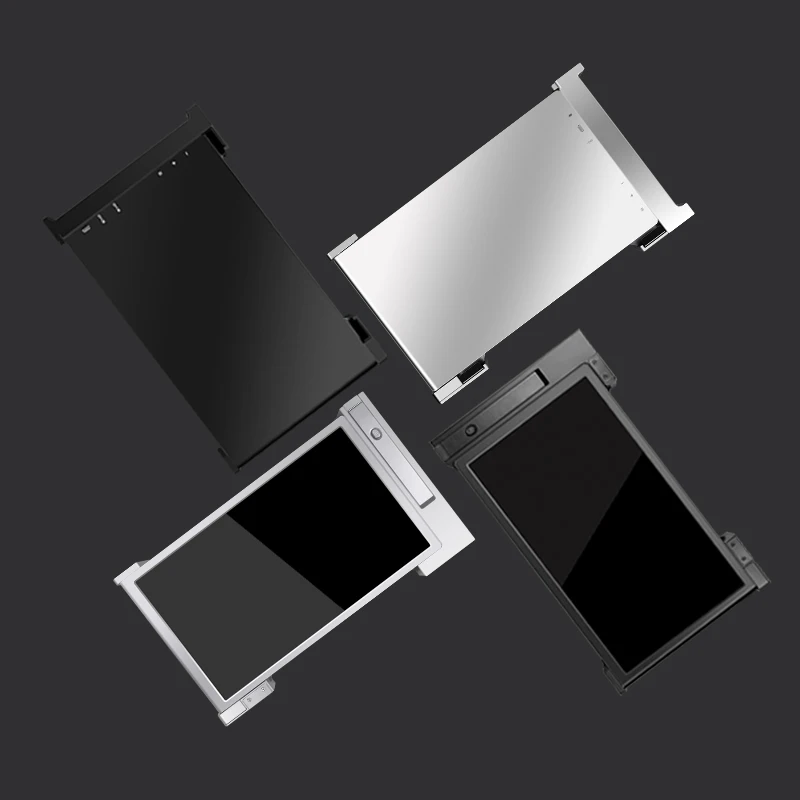 hot portable monitor double screen 12 inch lcd screen monitor for 13.3 to 16.1 inch laptop