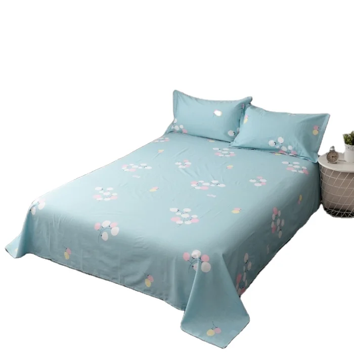 Hot sale 100% cotton print bedding sheet 46