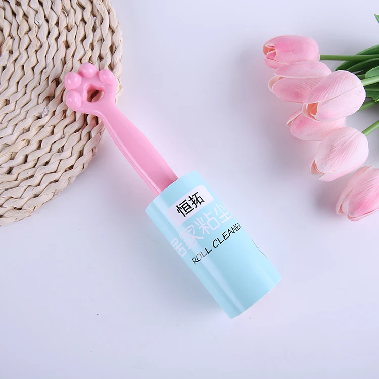 Высококачественная китайская продукция, липкая бумага, пластиковая ручка с милым кошачьим когтем, портативная многофункциональная Экологически чистая Машинка для снятия катышков