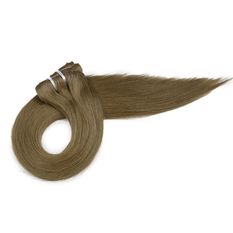 Cuticle Remy Hair PU/Seamless clip in extension Virgin 140g Clip On Hair Extensions Lace Clip In Hair