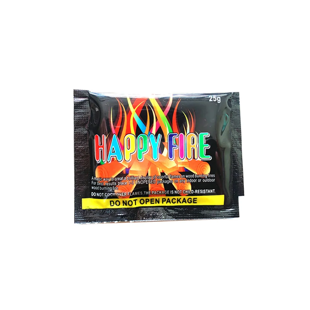 Custom Logo OEM Factory Wholesale Colored Fire Magic Fire Colorful Flames Powder Mystical Fire