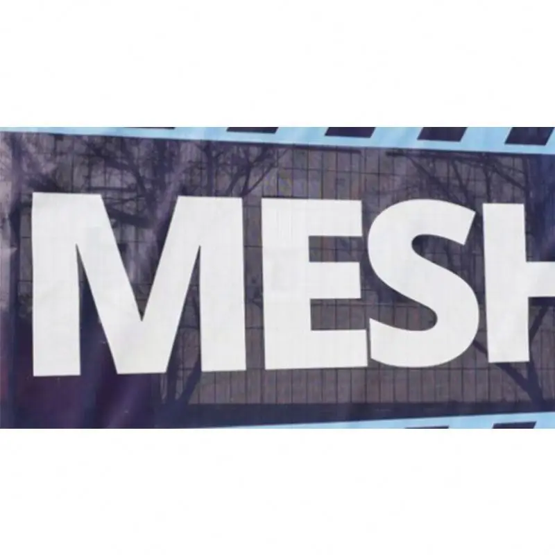 Barricade barrier cover customized printing crowd control banner polyester mesh PVC vinyl Fence Barrier Cover