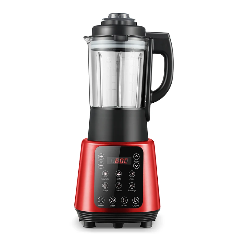 2022 Heavy duty commercial blenders high speed smoothies soup maker soybean heating blender for home use