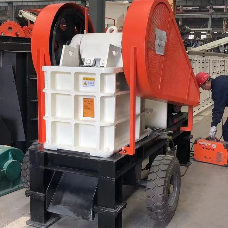 2024 Mini Diesel Stone Rock Jaw Crusher For Sale,Ballast Coal Gravel Crushing Machine,Gold Crusher Equipment Factory In China