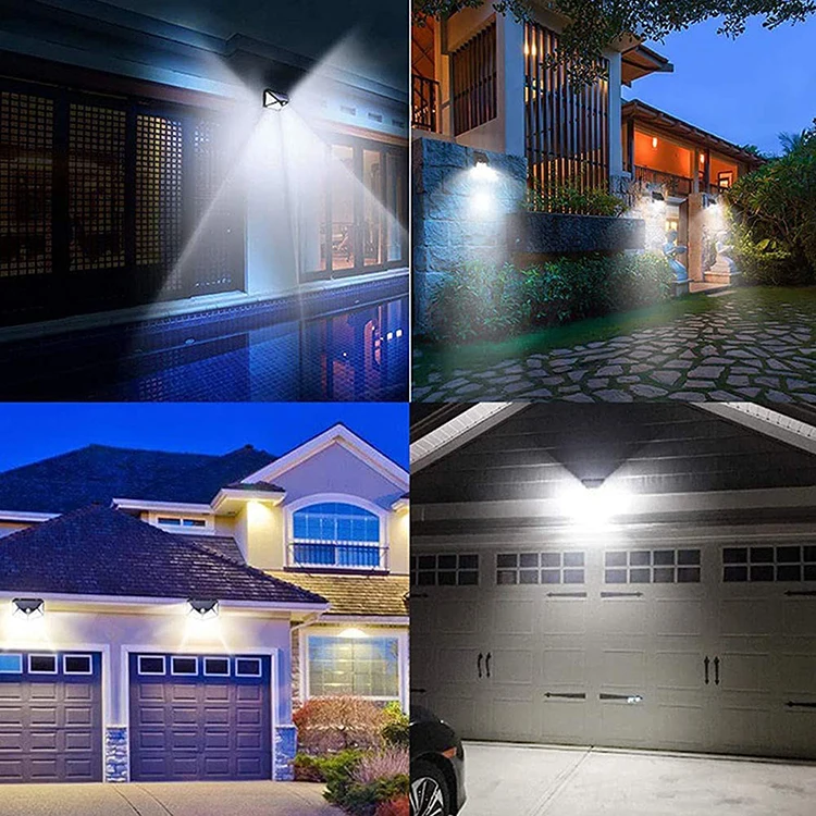 3 Modes 270 Degree Lighting Angle Motion Sensor IP65 Waterproof 100 LED Outdoor Solar Light