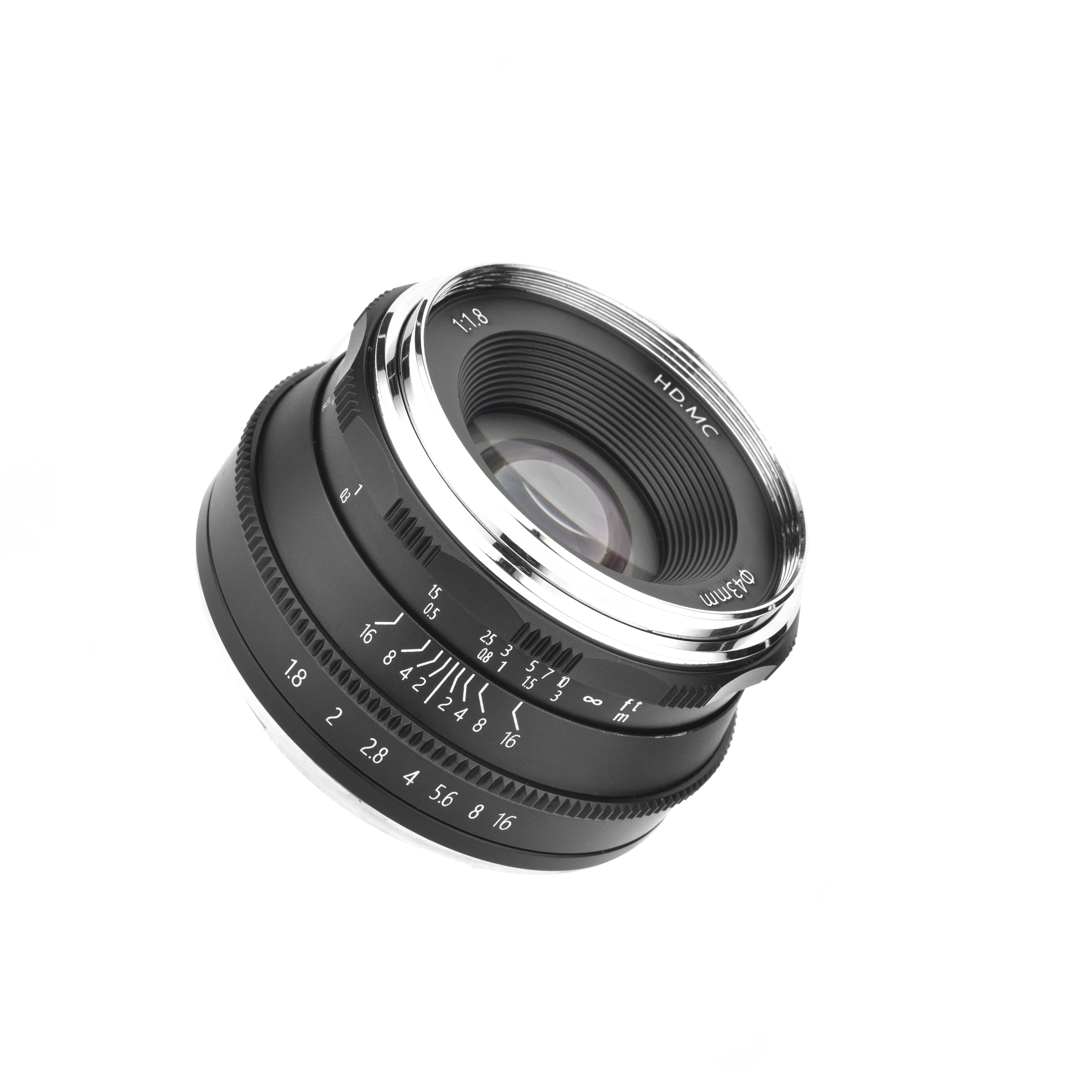 25mm F1.8  Aps-C Manual Fixed Lens For E Mount Canon Eos-M Mount Fuji Fx Mount