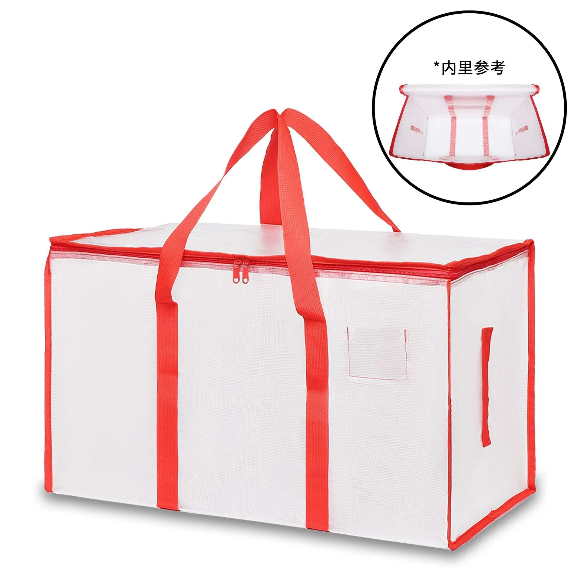 Wholesale Reusable Quality Oversize Carry Bag Moving Bag Laminated pp Woven Shopping Bag With Stock Size and Accept Print logo