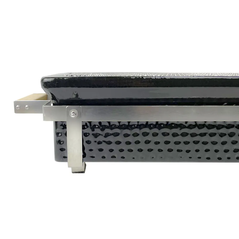 Auplex Square Hibachi Japanese Charcoal Ceramic Kamado Grill for indoor or outdoor BBQ camping