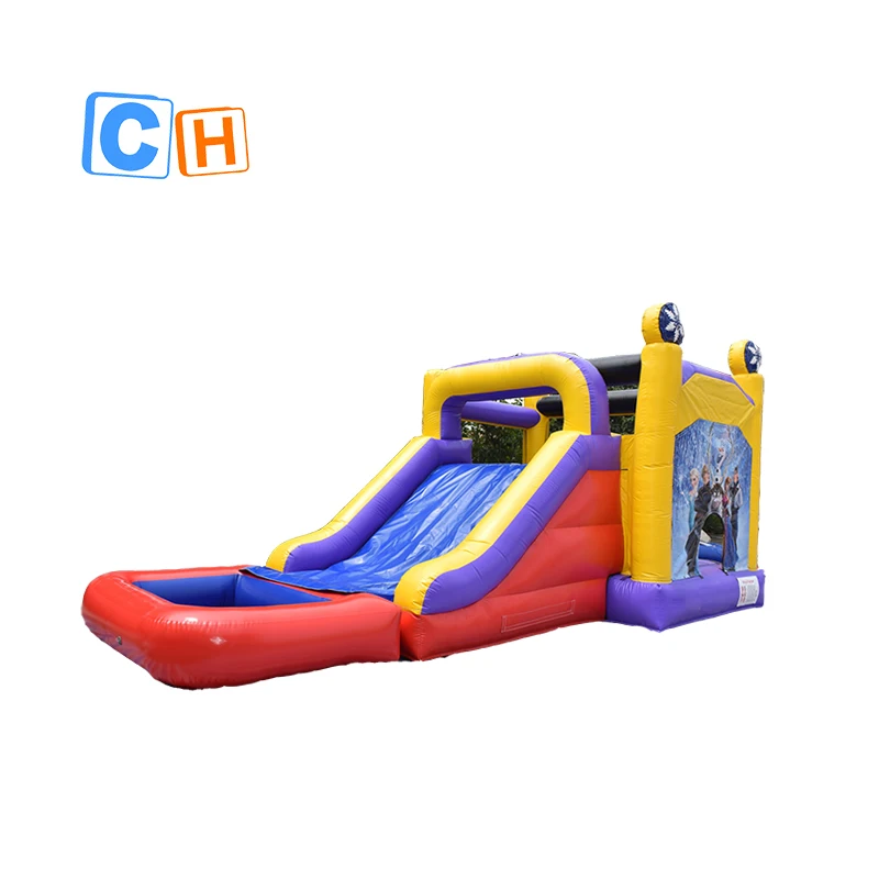 Combo Racer Slide Water Slide Water Park Play Equipment Inflatable Bounce House Water Slide
