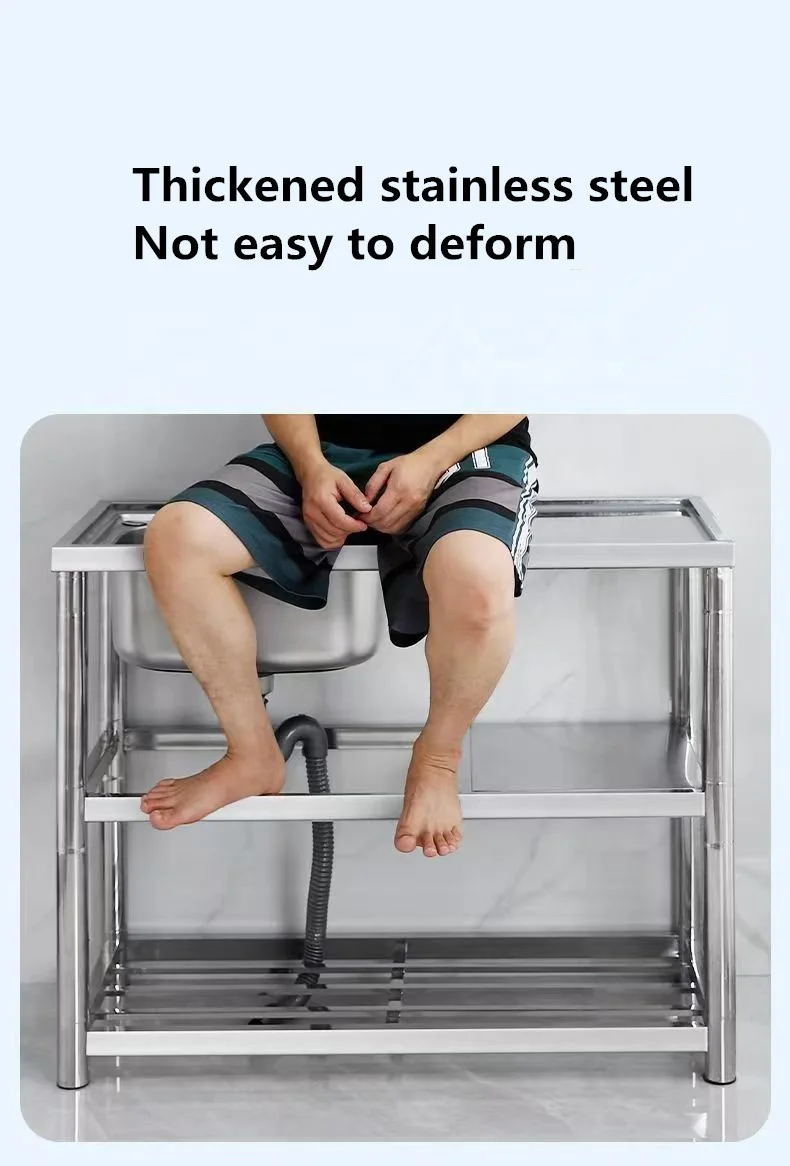 Stainless steel sink  outdoor kitchen sink with accessories