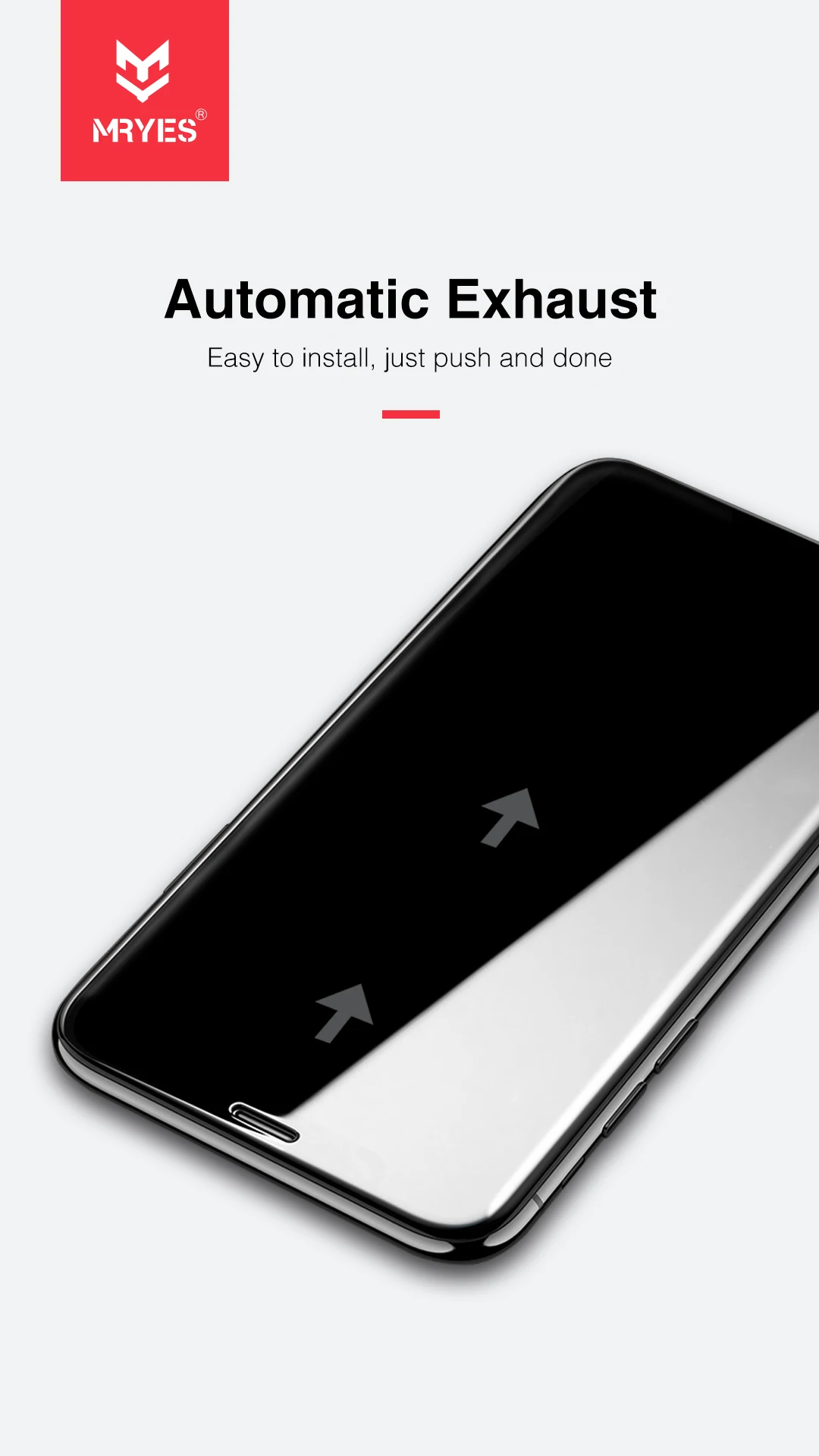 
MRYES 2.75D Anti-dust Screen Protector Screen Shield For iPhone X XS XR 11 