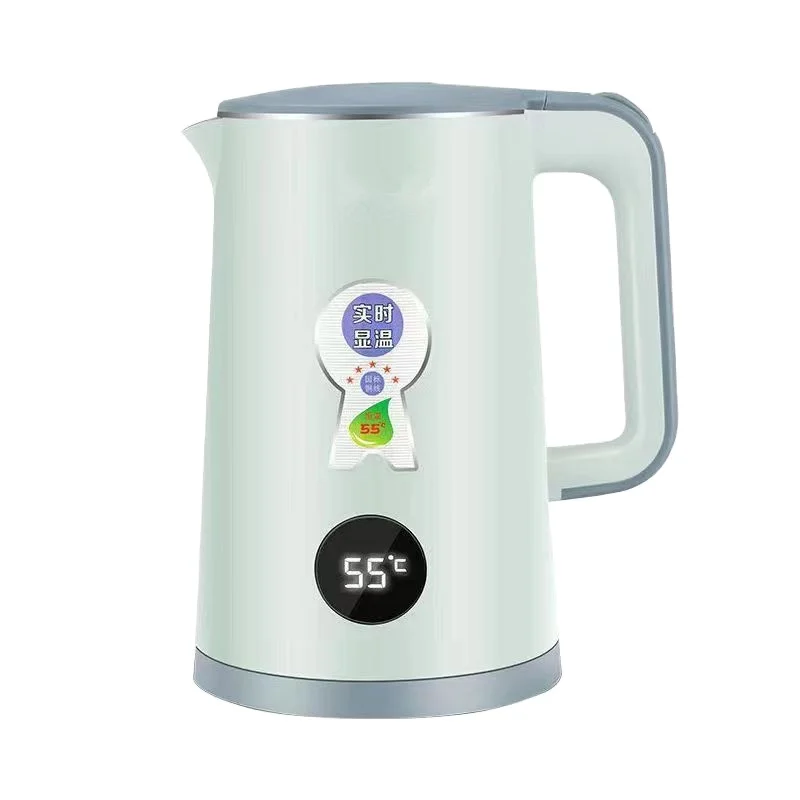 New design 304SS Seamless inner pot by time showing temperature water boiler kettle