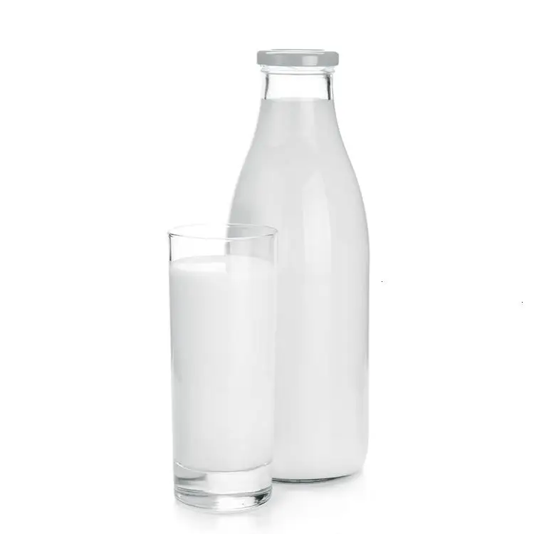 Various Sizes High Quality Beverage Coffee Drinkware Milk Glass Bottle for Drinking Juice