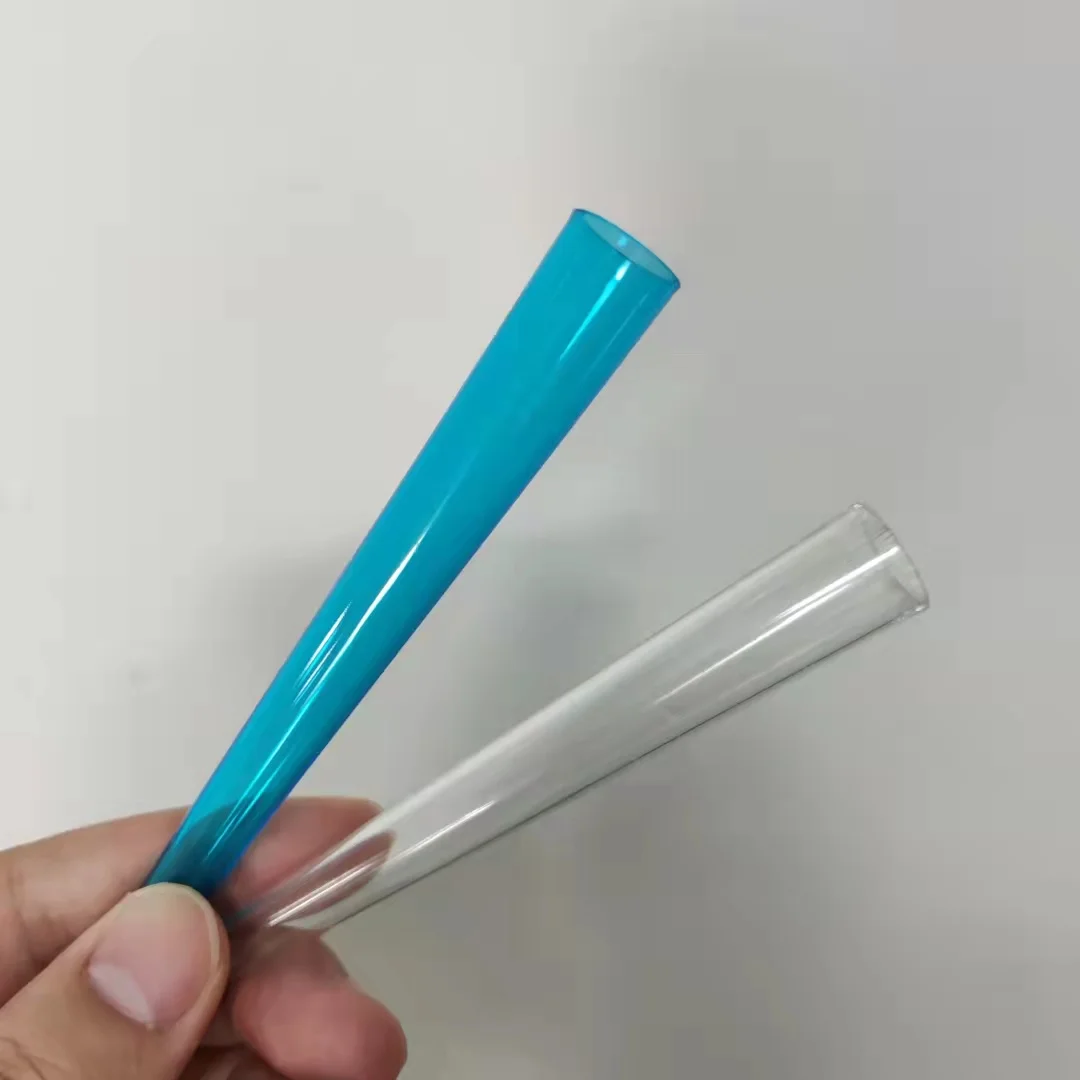 Wholesale Plastic Carbon Nanotube 110MM Custom Colors Child Resistant Tobacco Cigar Packaging Tube