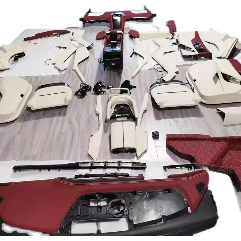 Factory Directly  Luxury Full Interior Modify Kit with Rear Seats Console for GLS 450 Upgrade to 2021 GLS 600 Maybach Style