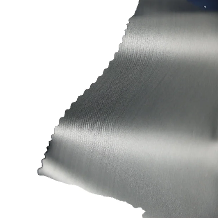 100% Polyester taffeta   with silver coated  fabric for  outdoor  jacket