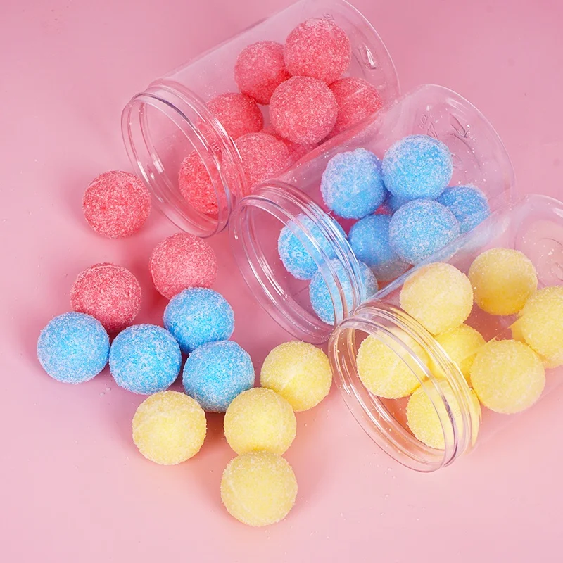 
Wholesale Private Label Bulk Natural Vegan Fruit Flavour Facial Exfoliator Foaming Sugar Ball Cube Body Scrub 