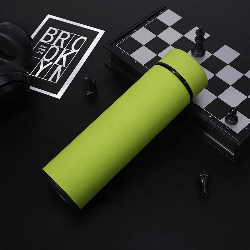 2021 wholesale custom 500ml camping insulated stainless steel water bottle vacuum flask thermo cups with filter