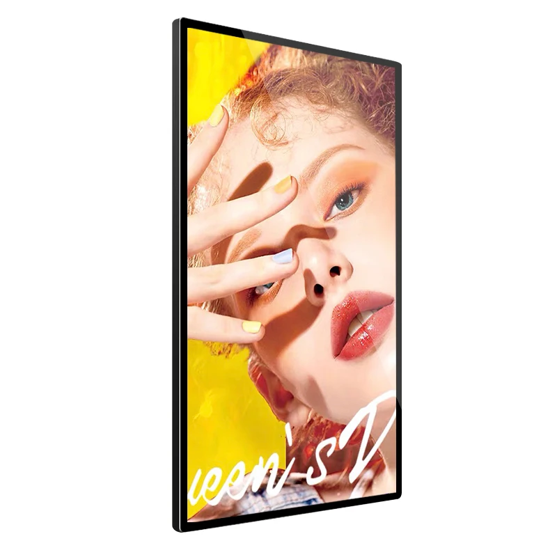 43' Wall Mount All In One PC Kiosk Interactive LCD Display Panel Information Kiosk Touch Screen