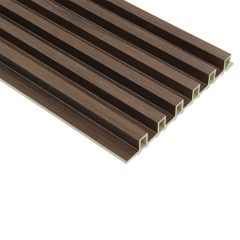 On Sale Water Proof Wood Plastic Composite Panel Fluted Wpc Wall Cladding Interior Wpc Wall Panel