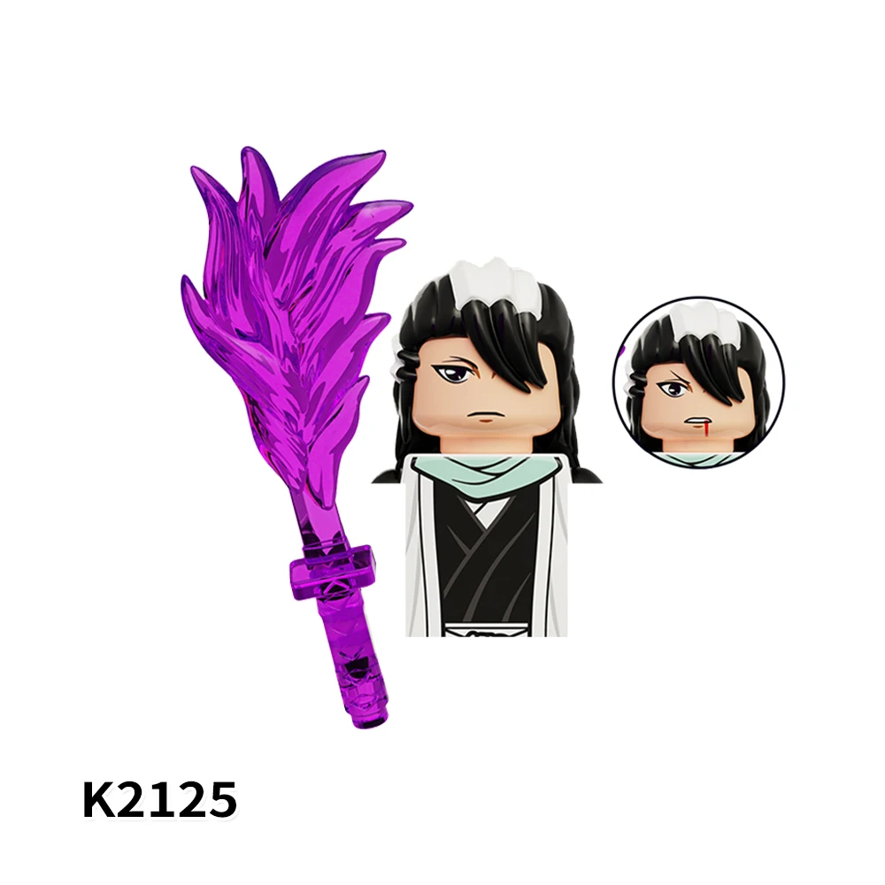 KDL816 Uzumaki аниме Unohana Retau Yamamoto Hitsugaya Toushirou Zaraki Kenpachi Ichigo мини-конструктор детские игрушки