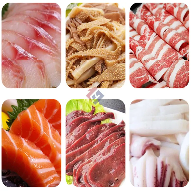 Commercial fish meat strips cutting machine pork beef