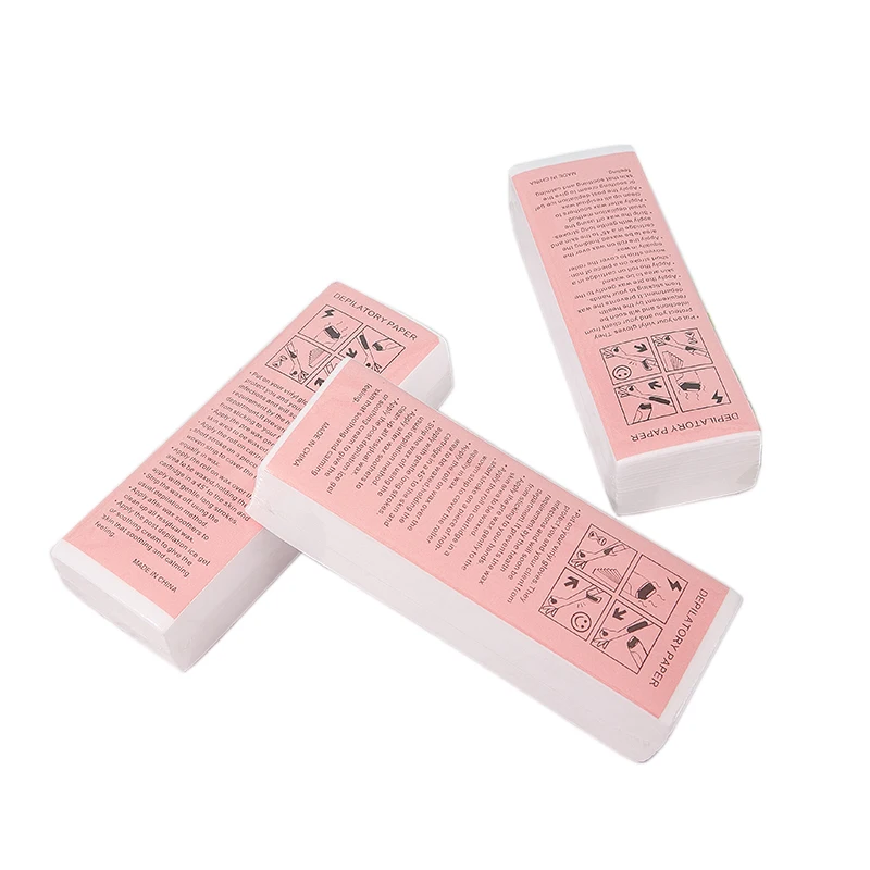 Wholesale Hair Removal Paper Disposable Wax Strips Sheets Body Depilatory Wax Non woven Fabric Hair Removal Roll Epilating Roll