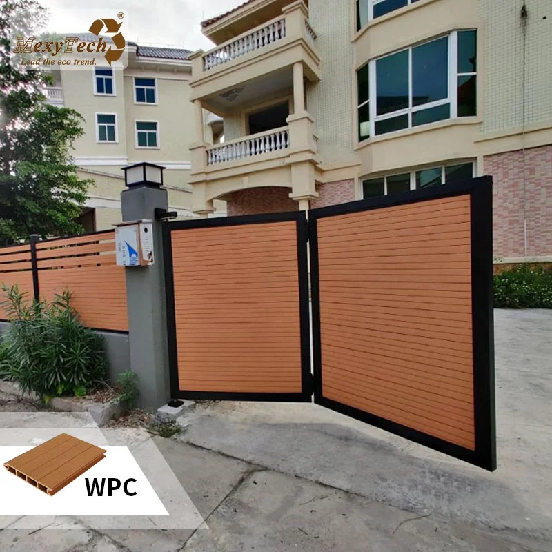 exterior fence wpc gates fences automatic swing gate
